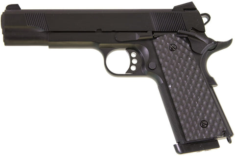 RÉPLIQUE AIRSOFT GBB 1911 MEU RAVEN FULL METAL GAZ NOIR 1,0J