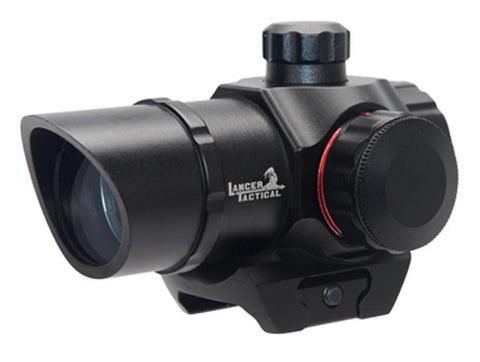 MINI POINT ROUGE ET VERT REFLEX 1X22 MONTAGE RIS NOIR