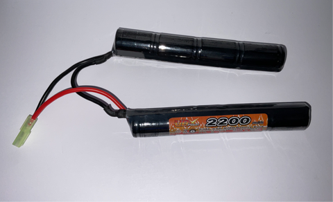 BATTERIE NIMH 9.6V 2200MAH 2 STICK