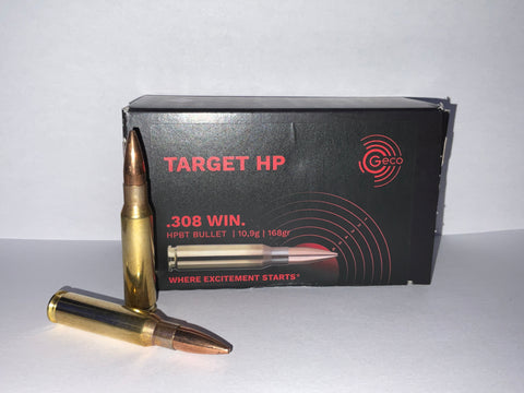 GECO .308 WIN TARGET HP 10.9G 50 PC