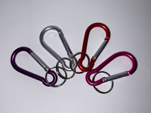 MOUSQUETONS COLORIS ASSORTIS