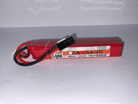 BATTERIE LIPO BO 11.1V 2000MAH 1 STICK