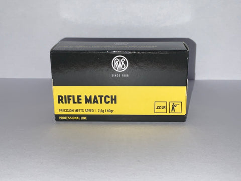 RWS .22LR RIFLE MATCH
