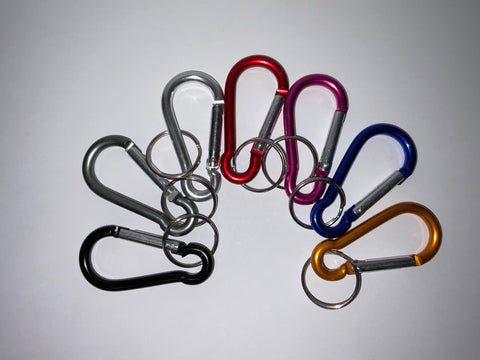 MOUSQUETONS COLORIS ASSORTIS