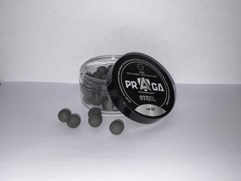 BILLES EN CAOUTCHOUC ACIER CAL.50 X50