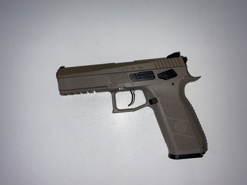 PISTOLET GBB CZ P-09 FDE CO2 4.5-PLOMBS OU BBS