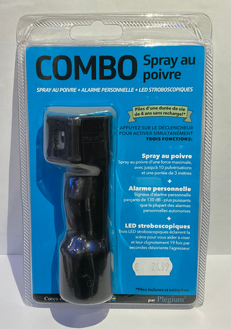 COMBO PEPPER SPRAY BLK