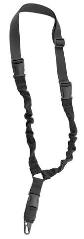 SANGLE 1 POINT DÉGRAFABLE AVEC ATTACHE CROCODILE NOIRE