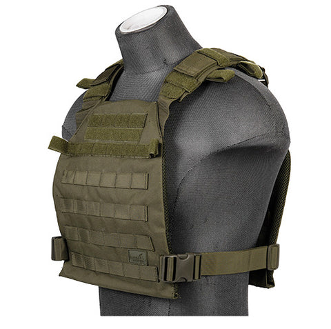 GILET LÉGER PLATE CARRIER NOIR 1000D