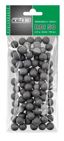 BILLES CAOUTCHOUC NOYAU ACIER CAL 50 X100 - RBI