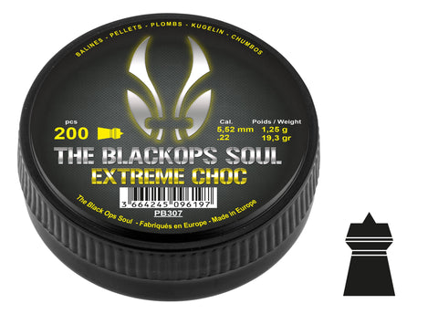 PLOMBS THE BLACK OPS SOUL EXTREM CHOC CAL. 5,5 MM