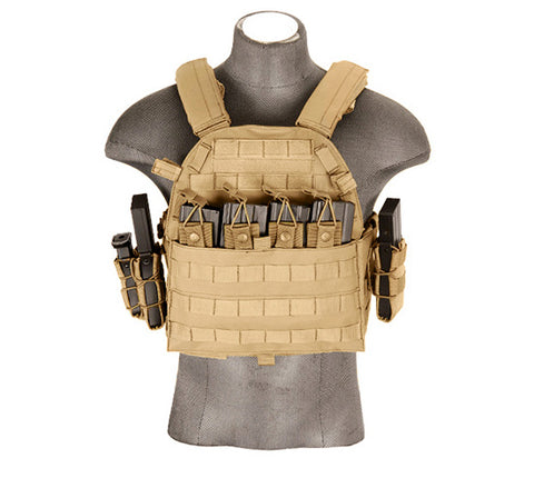 GILET PLATE CARRIER 69T4 1000D (VERT)