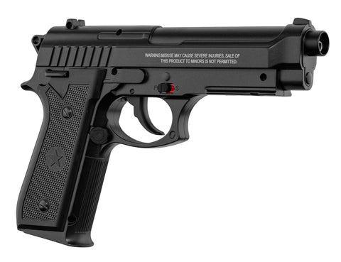 PISTOLET AIRGUN BORNER 92M FULL MÉTAL CO2 CAL. 4.5 MM (.177) BB'S