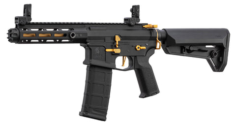 RÉPLIQUE AEG LT-32 HELLION NOIR/GOLD NSR PACK COMPLET