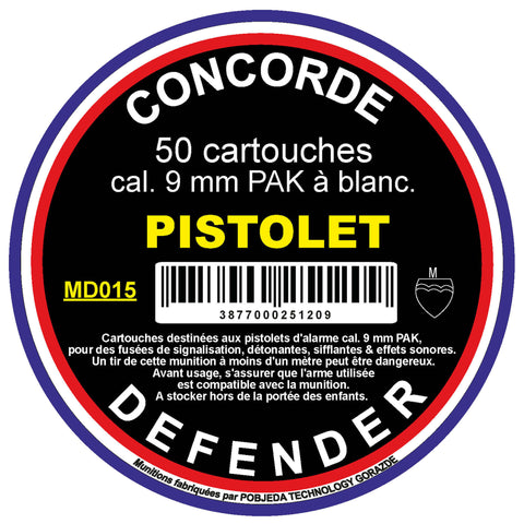 CONCORDE DEFENDER CART 9 MM