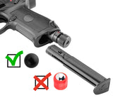 PISTOLET CONCORDE DEFENDER CO2 CAL. 50 À BALLES CAOUTCHOUC 7.5J