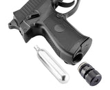 PISTOLET CONCORDE DEFENDER CO2 CAL. 50 À BALLES CAOUTCHOUC 7.5J