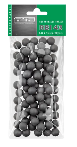 BILLES CAOUTCHOUC NOYAU ACIER CAL 43 X100 - RBI