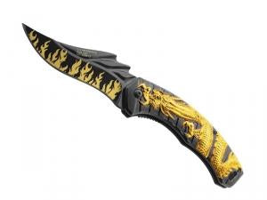 COUTEAU HERBERTZ DRAGON ALU NOIR 12,5CM INOX
