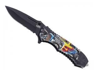 COUTEAU CJH 3P VOITURE ABS 12,5CM INOX NOIR