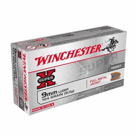 Winchester 9mm 124 gr FMJ